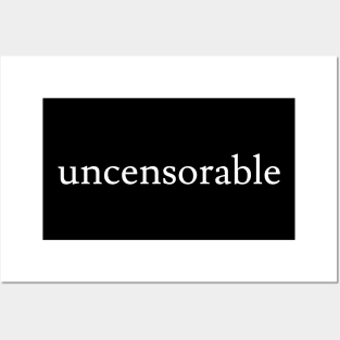 uncensorable Posters and Art